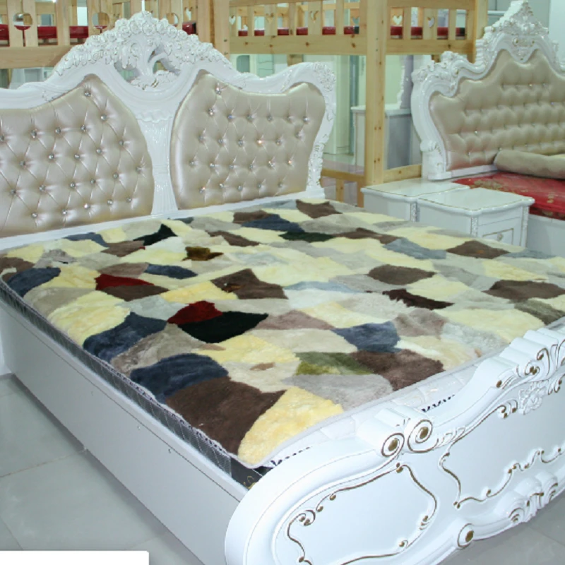 学生床毯垫  纯羊毛地毯卧室满铺拼接地毯客厅茶几地毯床毯