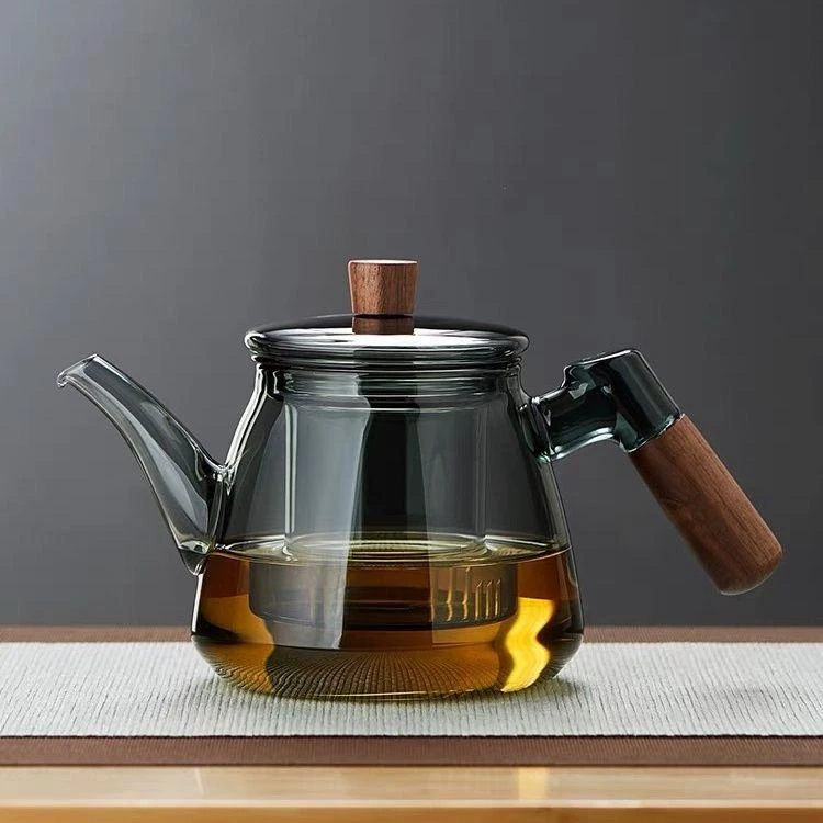 泡茶壶茶水分离煮烧水壶家用耐高温功夫茶具大容量耐高温玻璃壶