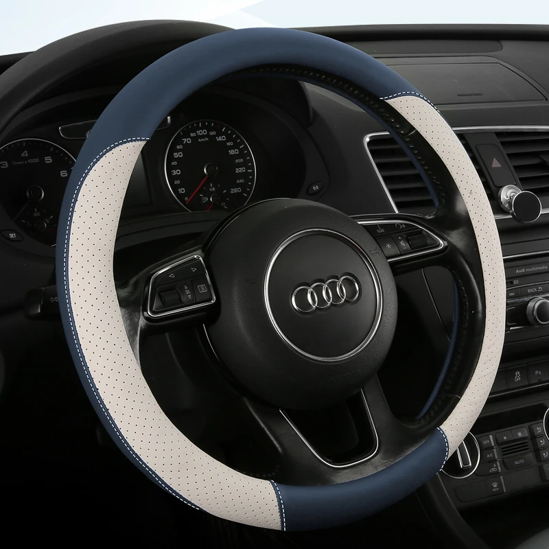 四季通用纳帕皮方向盘套  直径38CM 通用款方向盘套