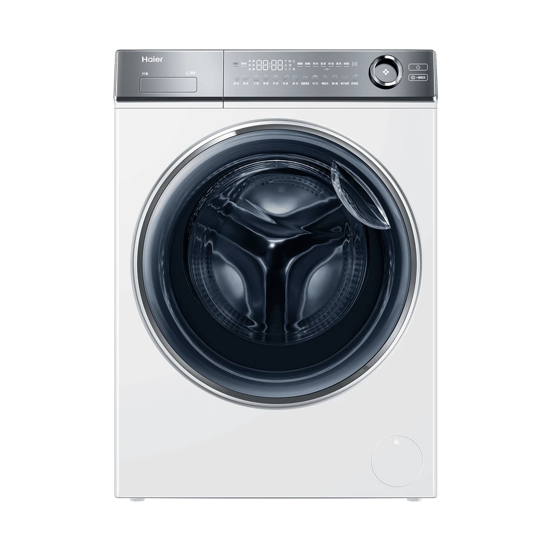 【国补全国】海尔 376W白 冠军版直驱变频精华洗全自动滚筒 洗衣机