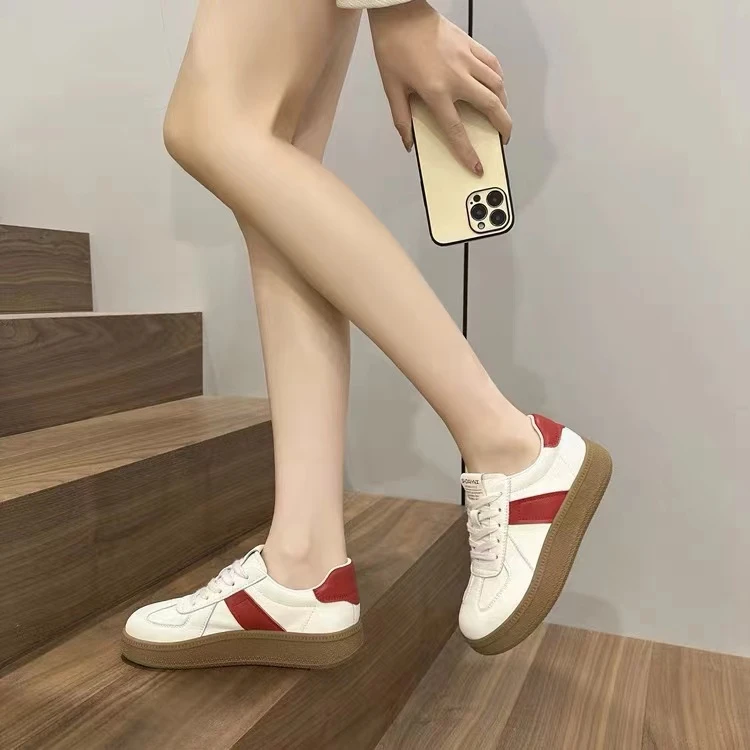 宠粉福利2024秋季新款时尚百搭复古德训板鞋女休闲鞋 903