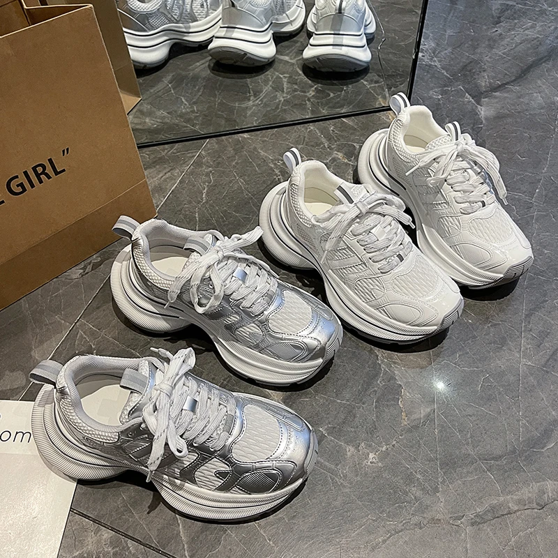 2024秋季新款韩版厚底老爹鞋擦色脏脏鞋休闲鞋ML87502