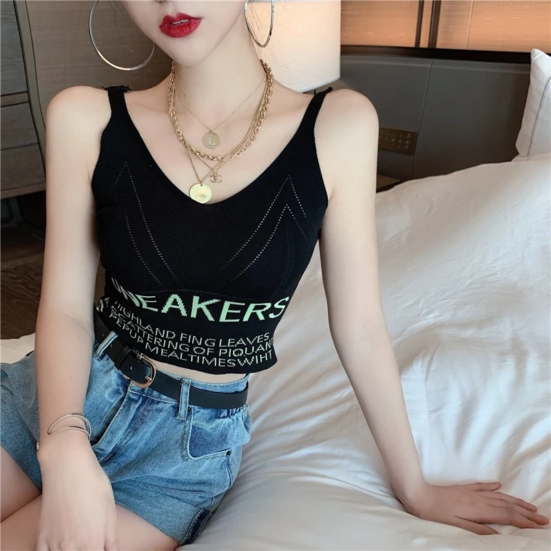 S9性感吊带背心打底运动网红显瘦短款时尚