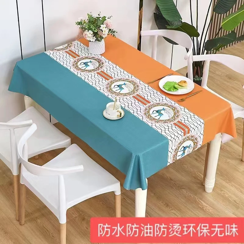 餐桌布防水防油防烫免洗桌布家用环保加厚桌台布