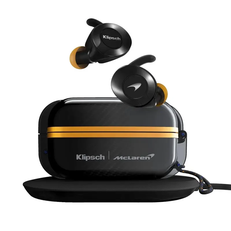 95新 klipsch/杰士 杰士t5二代运动版蓝牙耳机迈凯伦联名款