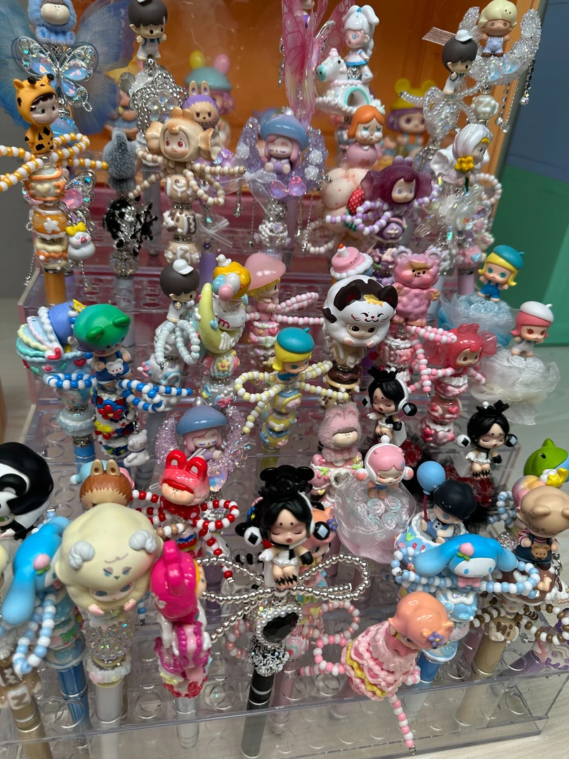 萌粒DIY笔穿珠重工创意diy手工