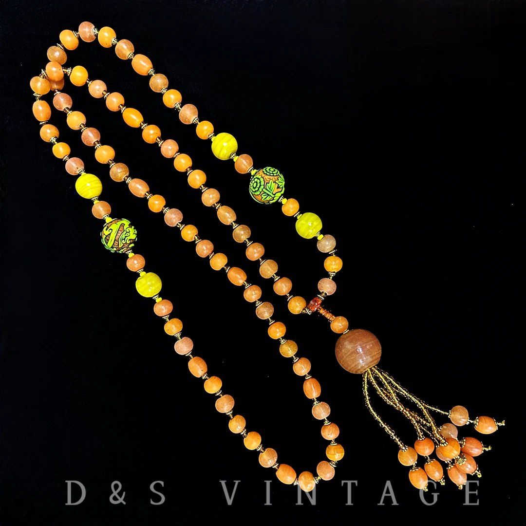 老琉璃复古百搭黄色斜挎（492975）