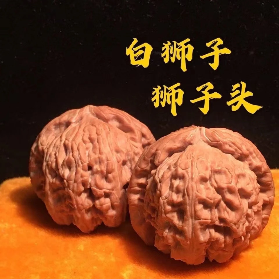 文玩闷狮子头手把件麻品牌男随身粗筋手捻蛤蟆头原色老品牌