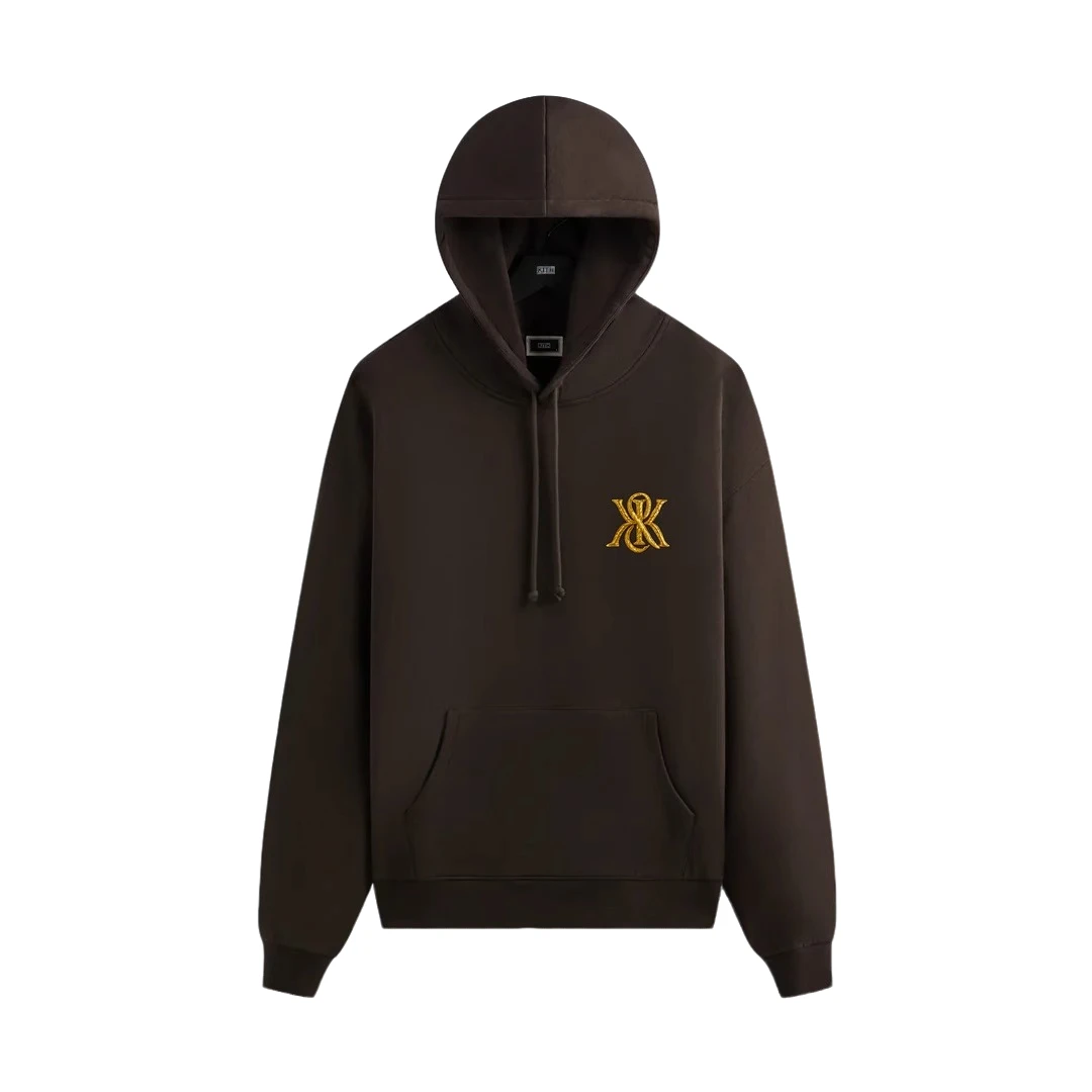【官方正品】KITH 24FW 黃金logo连帽衫卫衣