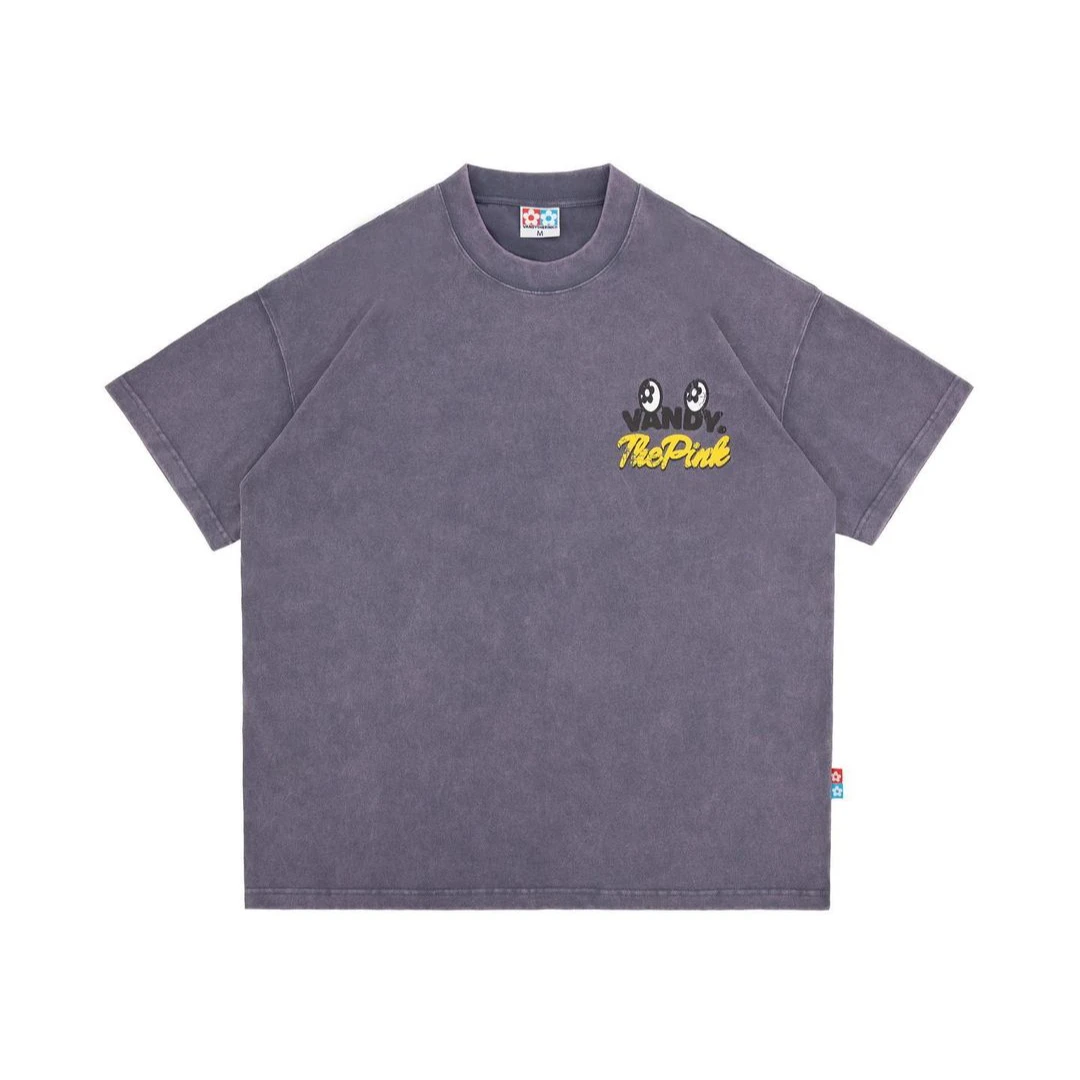 VANDYTHEPINK Vintage Flower Tee 复古情侣短袖透气印花短袖