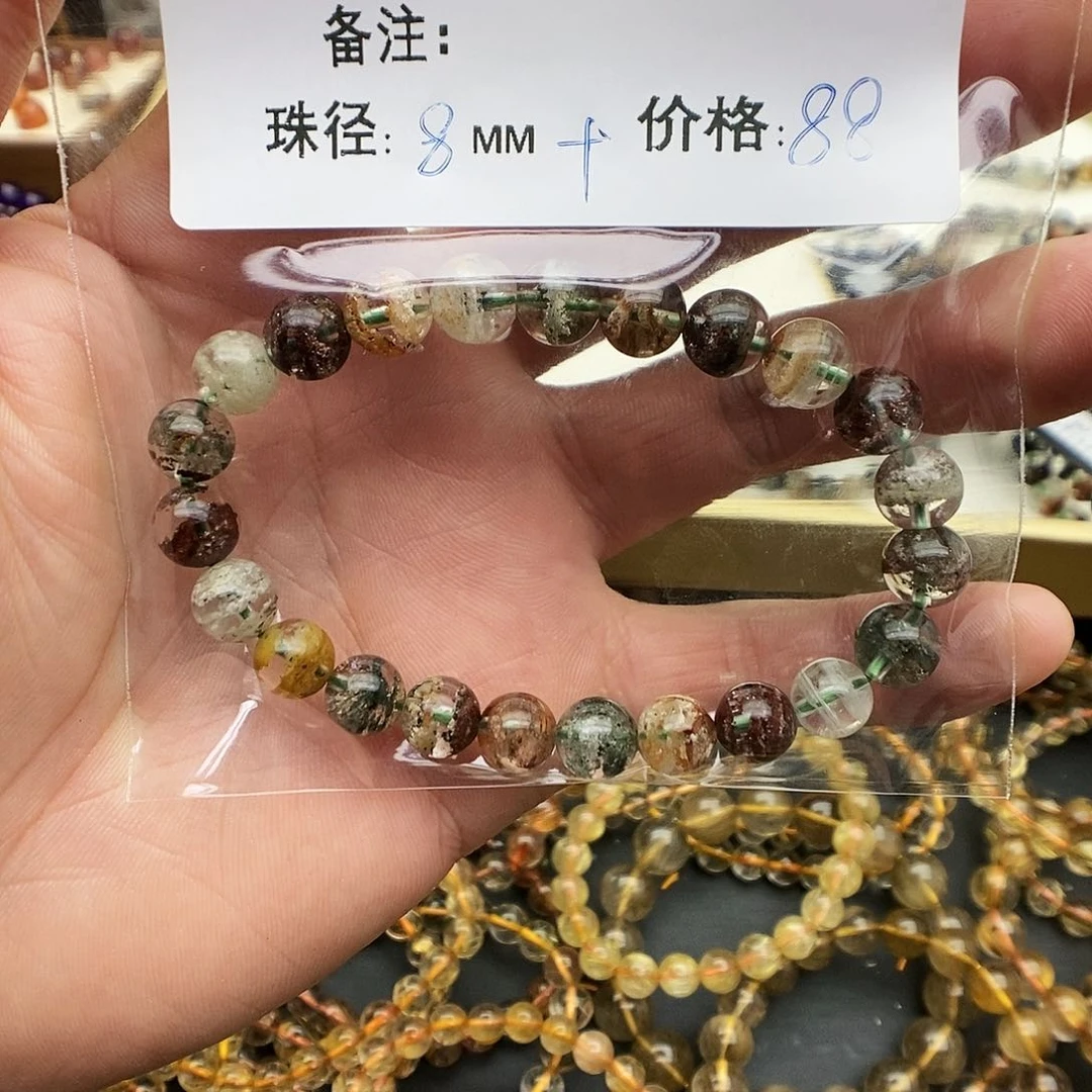 水晶手链未镶嵌小*菜M 80