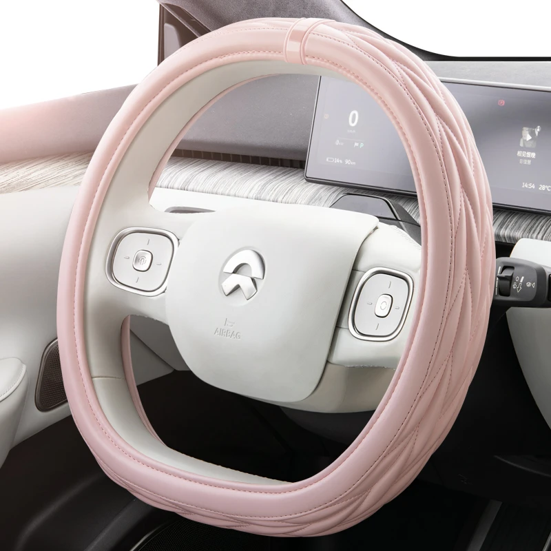 宝马奔驰奥迪本田丰田比亚迪马卡龙色系方向盘套四季汽车把套女神