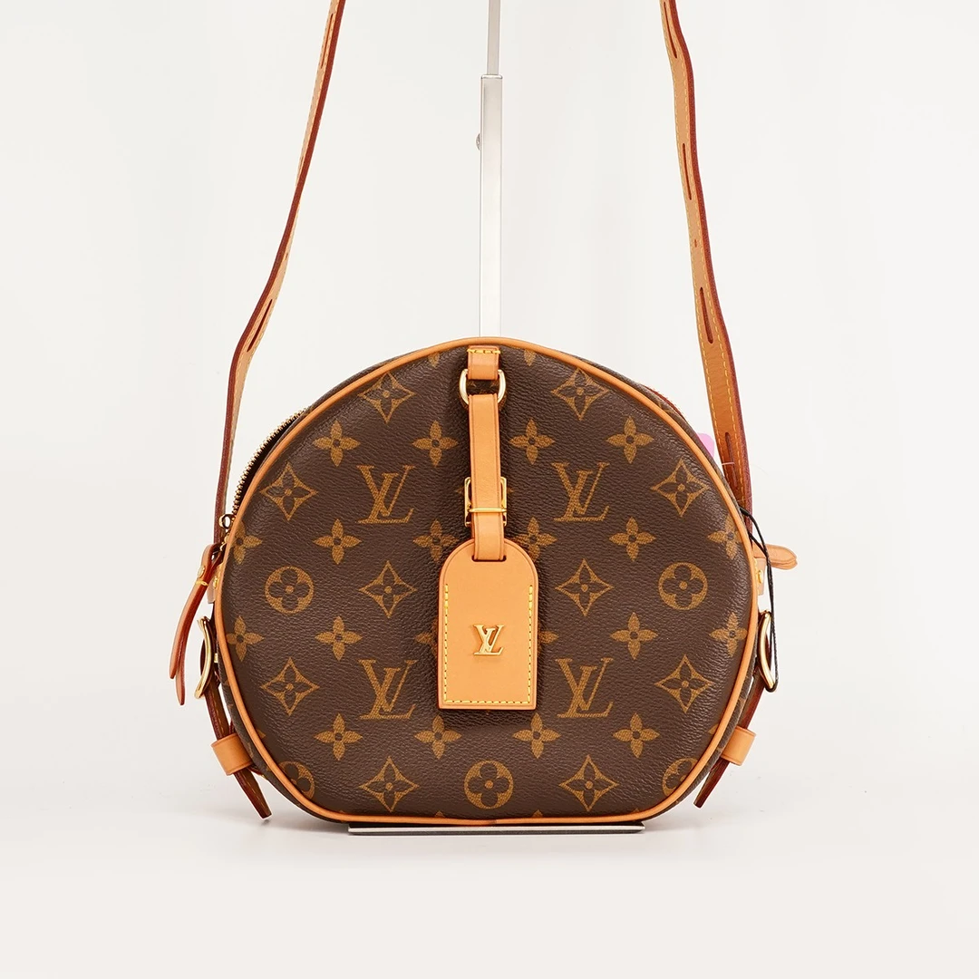 99新 LouisVuitton/路易威登 大软饼圆饼单肩包/斜跨包（包包）