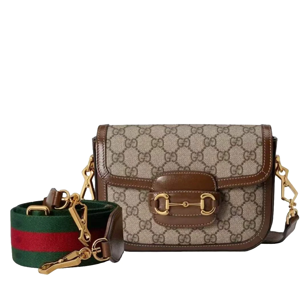 99新 GUCCI/古驰 1955mini 马鞍包/单肩包 斜挎包 /（包包）