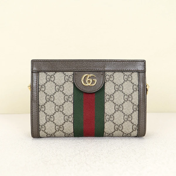 99新 GUCCI/古驰 夹子mini ophidia链条包/单肩包斜跨包/（包包）