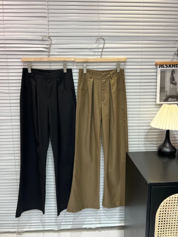 质感西装裤黑咖两色