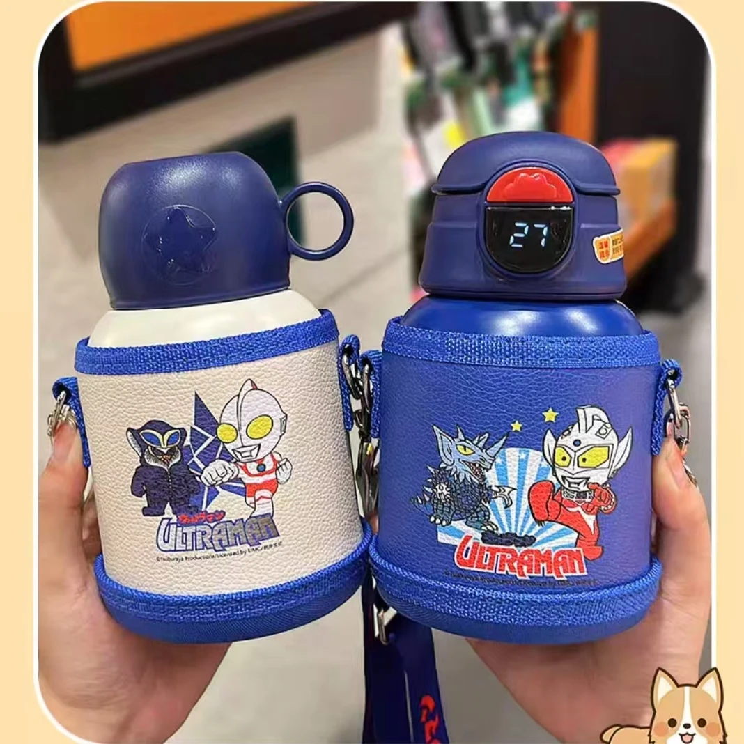 奥特曼580ML智能温显保温杯9012