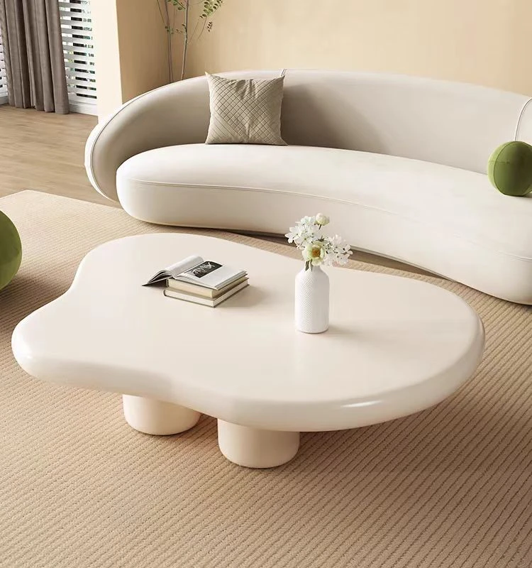 云朵茶几奶油风客厅卧室茶几北欧极简创意家用轻奢经济型简易