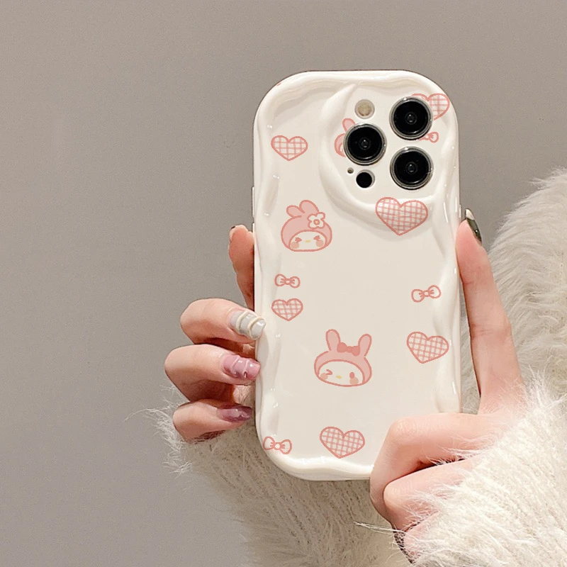 可爱美乐蒂适用苹果15/13pro手机壳华为/小米14/vivo/oppo卡通