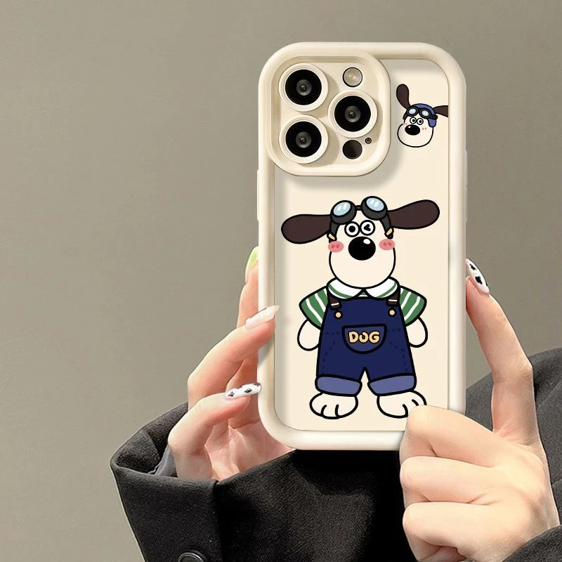 luck小狗防摔手机壳适用苹果15/13promax全包华为/小米/vivo/oppo