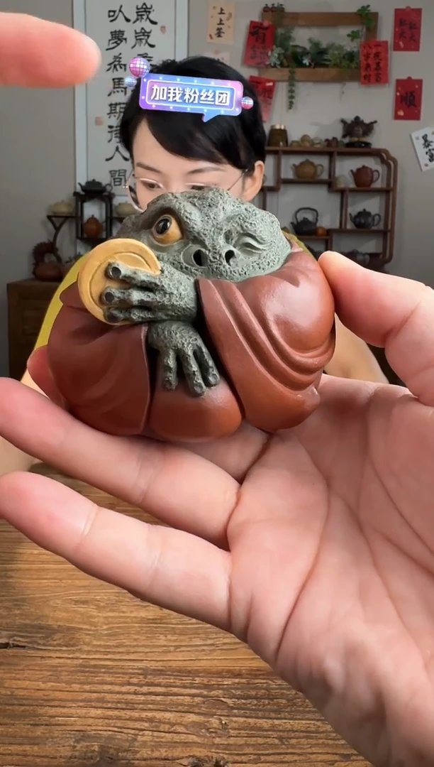 【闪购商品】紫砂茶壶向钱看 茶宠