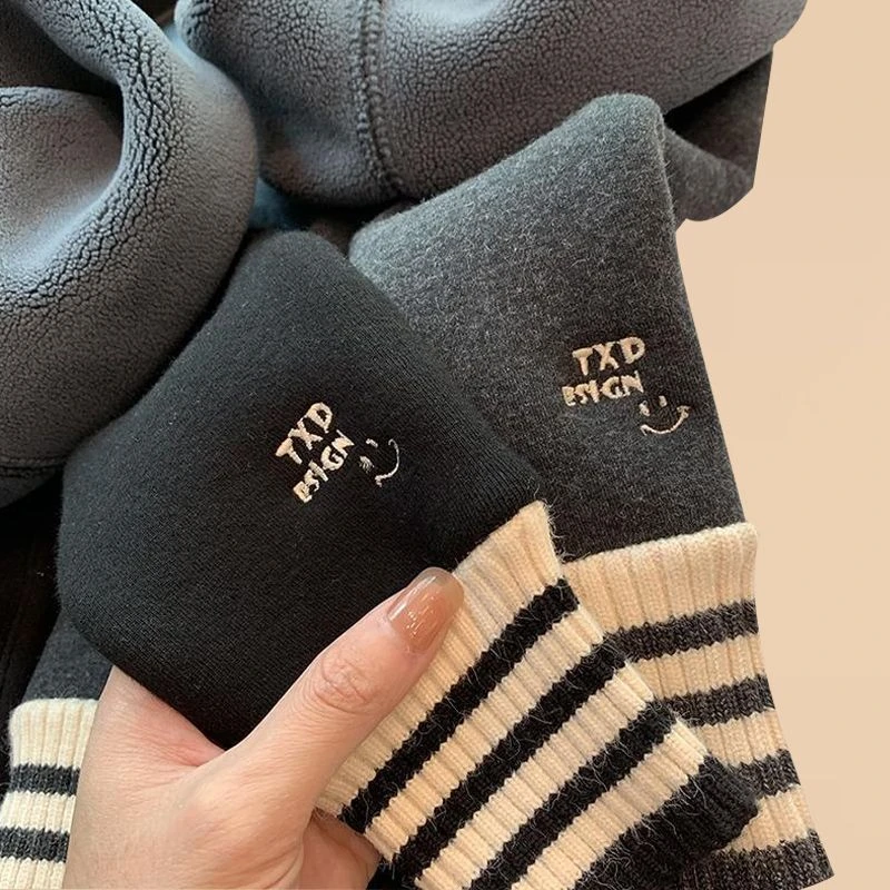 新品儿童女童打底裤加绒加厚外穿三层夹棉弹力裤子童装冬冬季新款