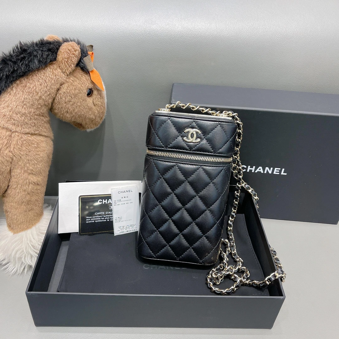 99新 一泽奢品/CHANEL/trendycc手机包 黑色/Z21072108