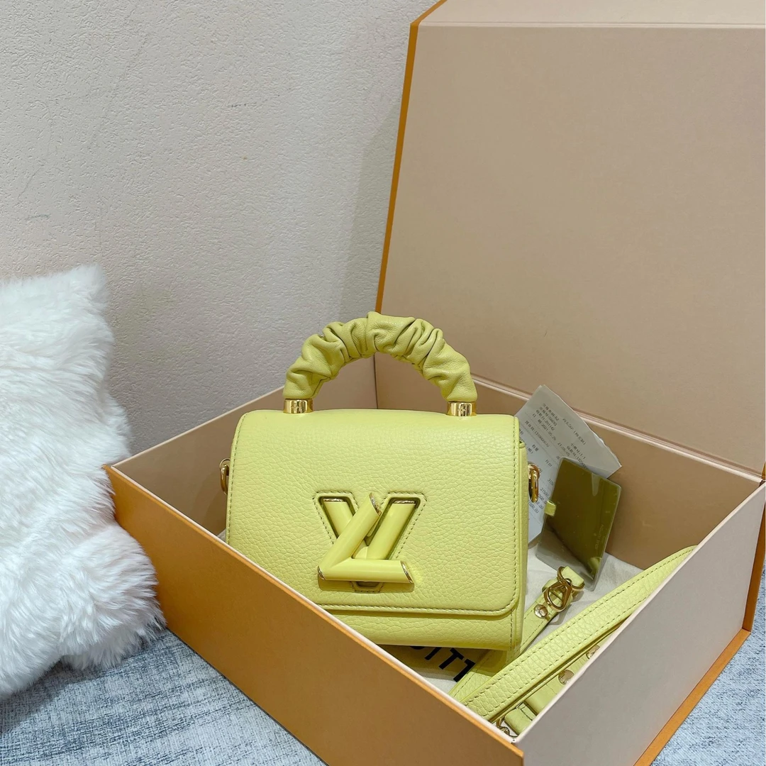 95新  一泽奢品/LV/小鸡黄twist 两用包/Z24071812A