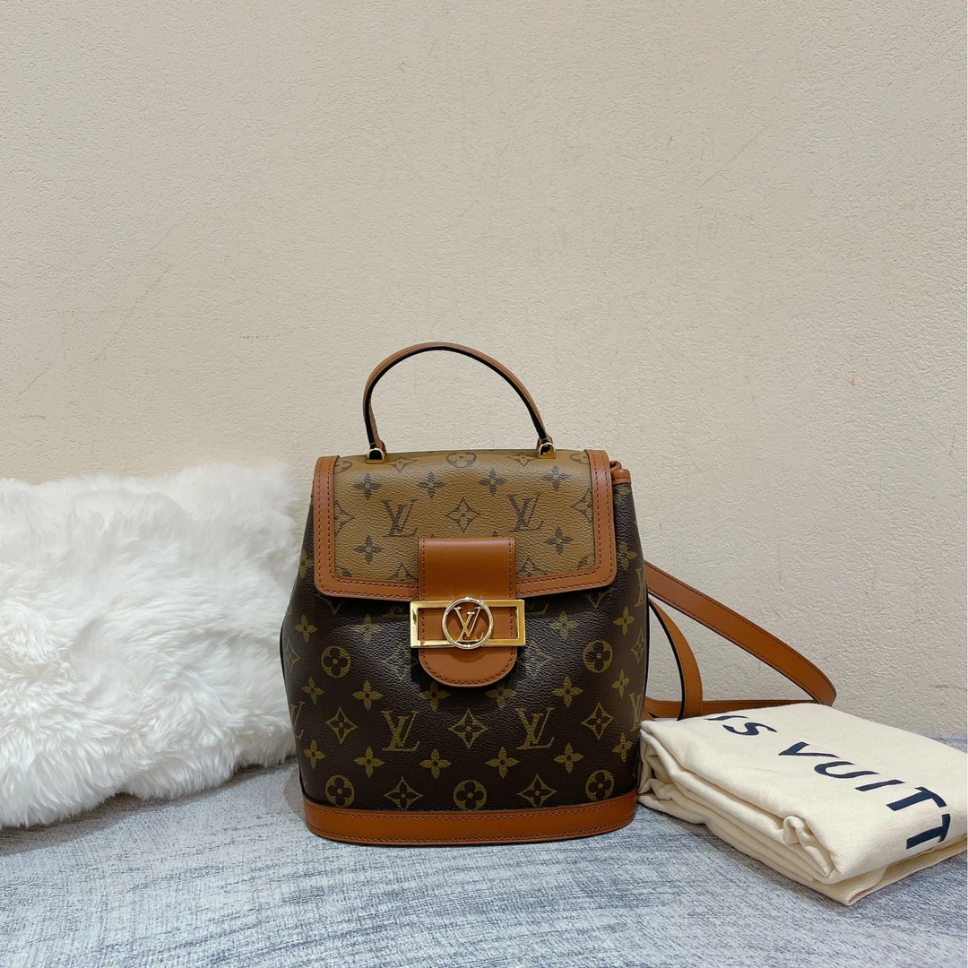 95新  一泽奢品/LV/达芙妮双肩包 尺寸：23*20cm/J9662-13