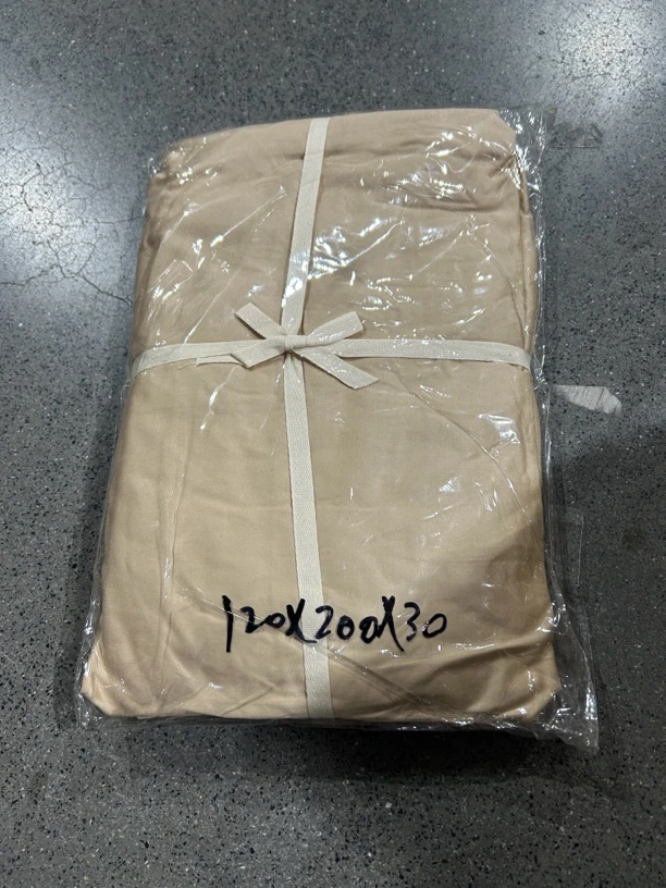 百货008 黄色120*200微瑕床罩发1