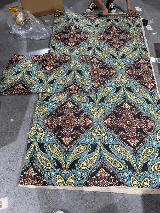 床品 159绿红发一(2.45x2.7 50x90x2)棉
