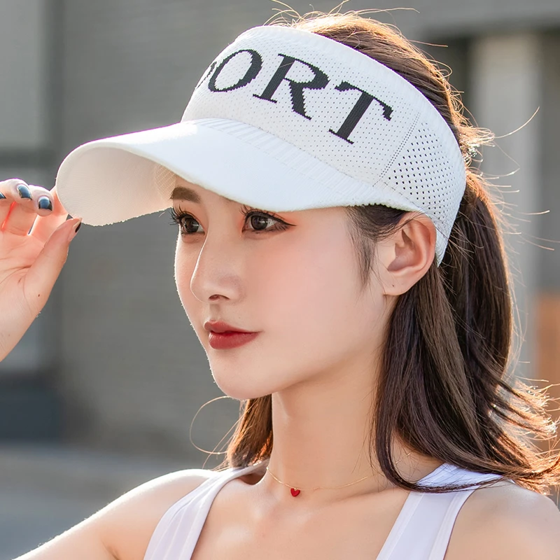 Romon/罗蒙【粉丝浮力】帽子女百搭鸭舌帽跑步防晒遮阳无顶太阳帽