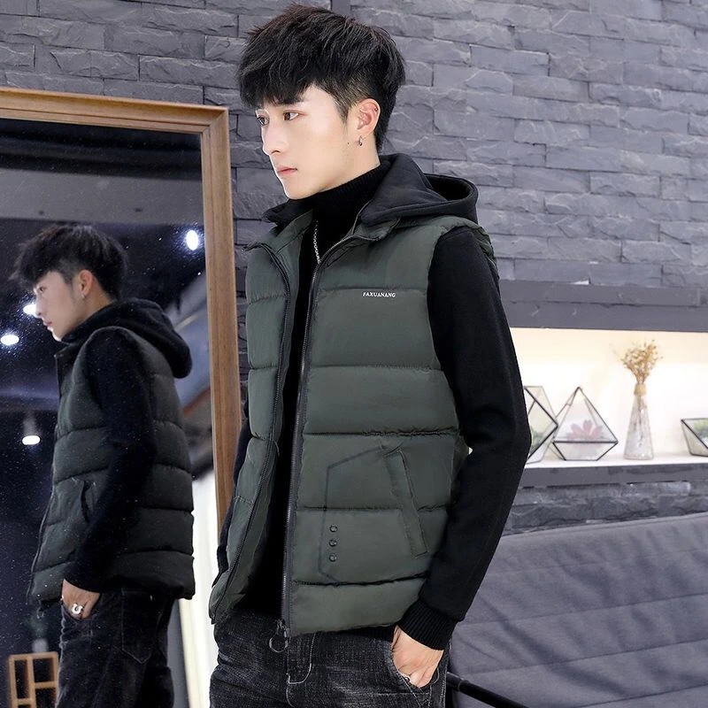 波司豋2022新款羽绒服马甲男秋冬季加厚保暖短款修身棉马夹时尚坎