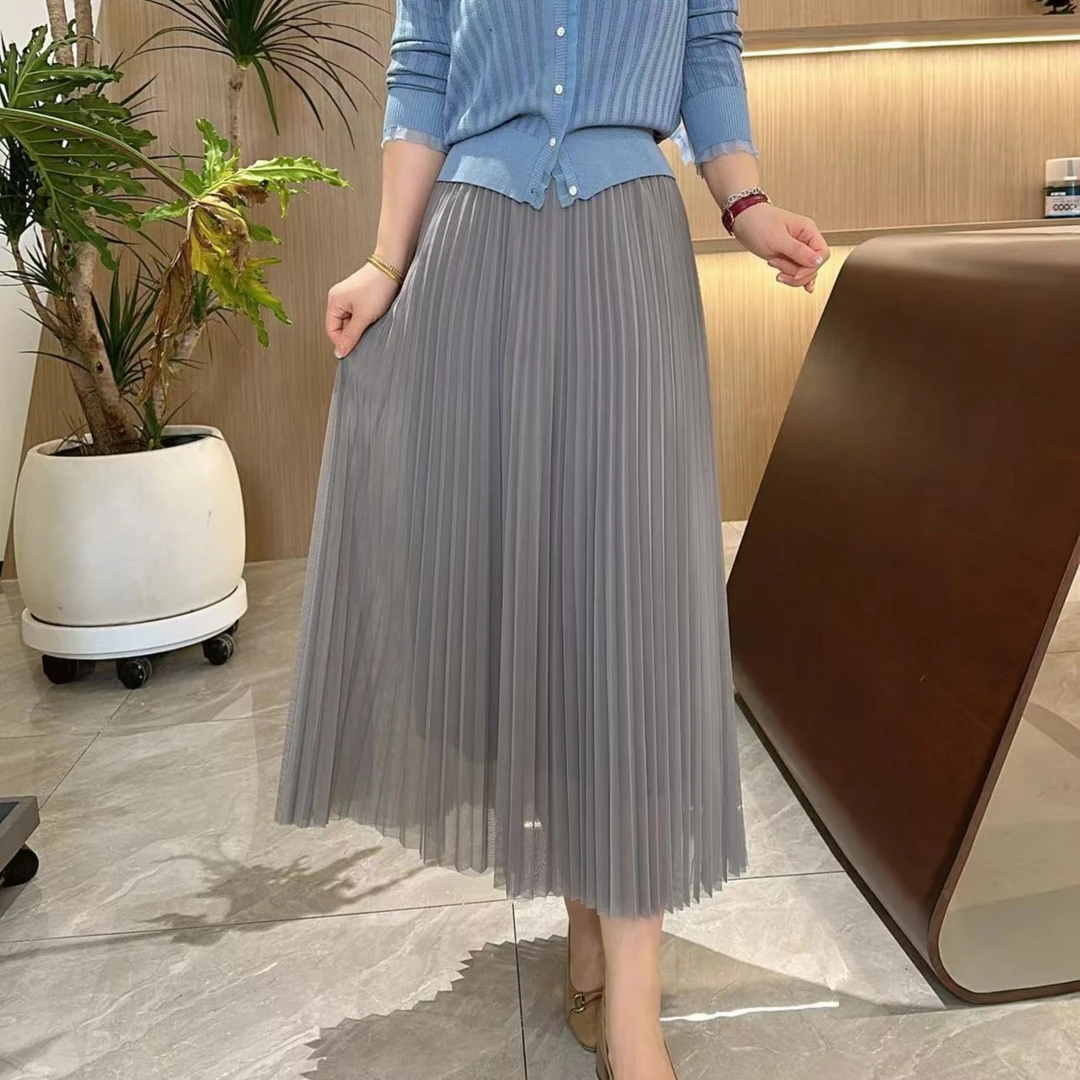 GT7766时尚春款高阶品纱裙半身裙