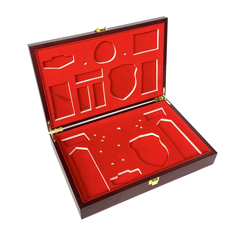 常服迷彩配饰收藏盒退役退伍上交纪念收纳送战友礼盒[只卖空木盒]