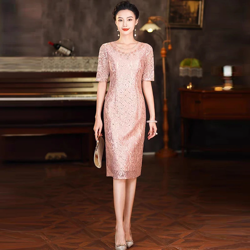 喜婆婆喜妈妈婚宴装秋季礼服2025新款爆款年轻版丈母娘服装婚庆