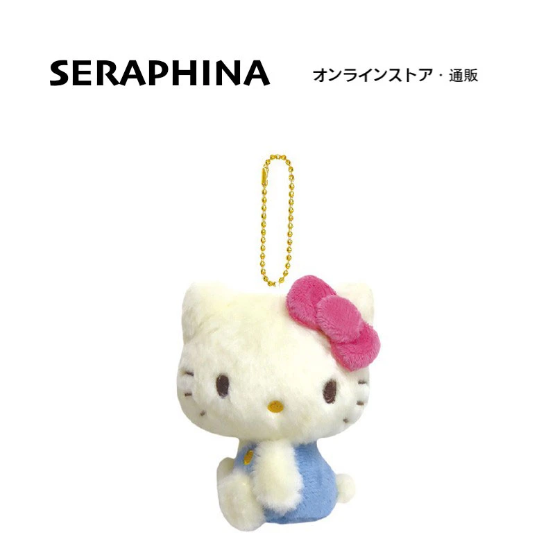 日本hellokitty正版苹果凯蒂猫kt猫公仔玩偶娃娃毛绒包挂件小挂饰