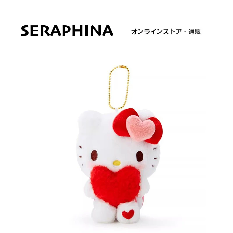 日本三丽鸥红心甜蜜hellokitty凯蒂猫kt猫公仔玩偶毛绒包挂件挂饰