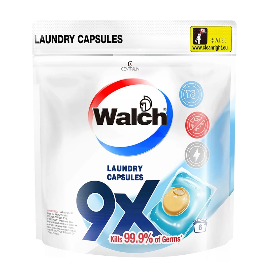 【Costco专享】Walch/威露士9X洗衣凝珠除菌除螨消毒6粒*1袋店铺