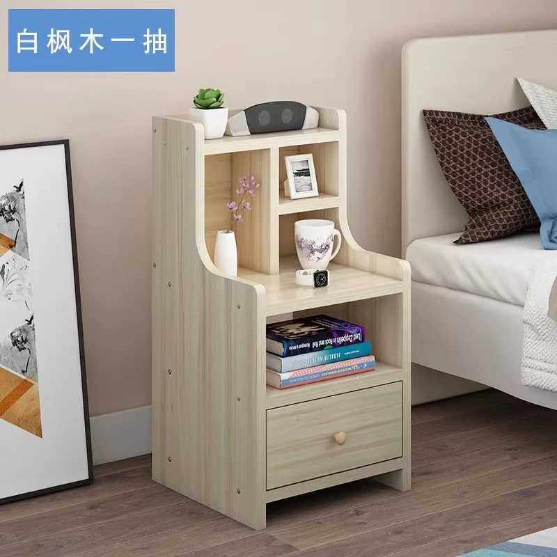床头柜简约卧室小型简易多功能经济型置物架收纳柜床边小柜子