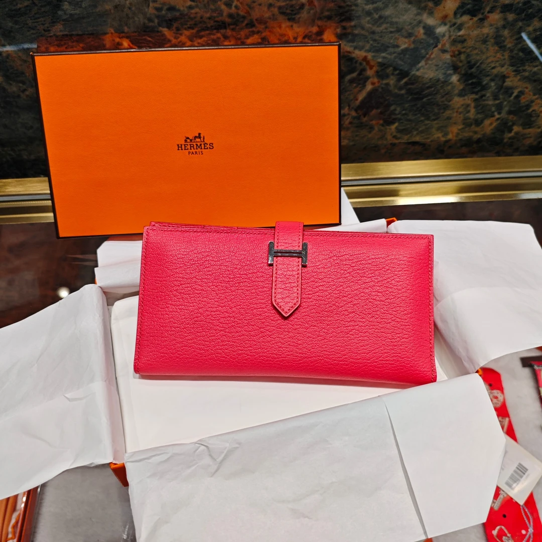 99新 Hermes/爱马仕 Bearn唇膏粉钱包 11255