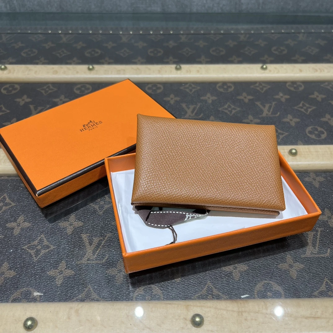 95新 Hermes/爱马仕 Calvi卡包零钱包 16184