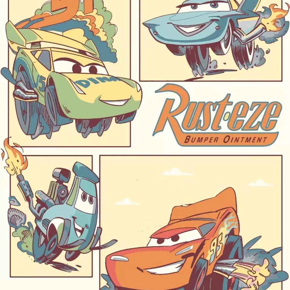 【温暖居家】宝宝纱被150×200-疯狂赛车