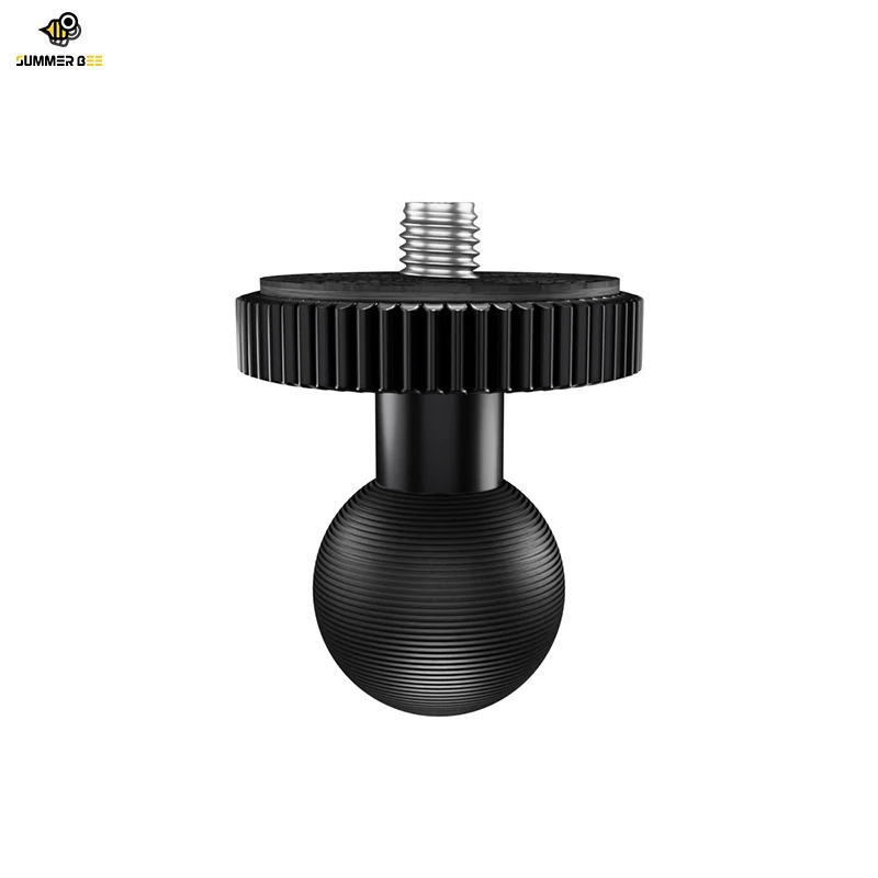 17mm球头配件铝合金1/4螺丝手机导航支架改装运动相机记录仪转接