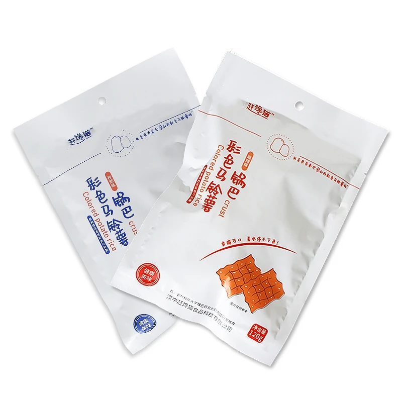 彩色马铃薯锅巴办公室零食锅巴麻辣味孜然味