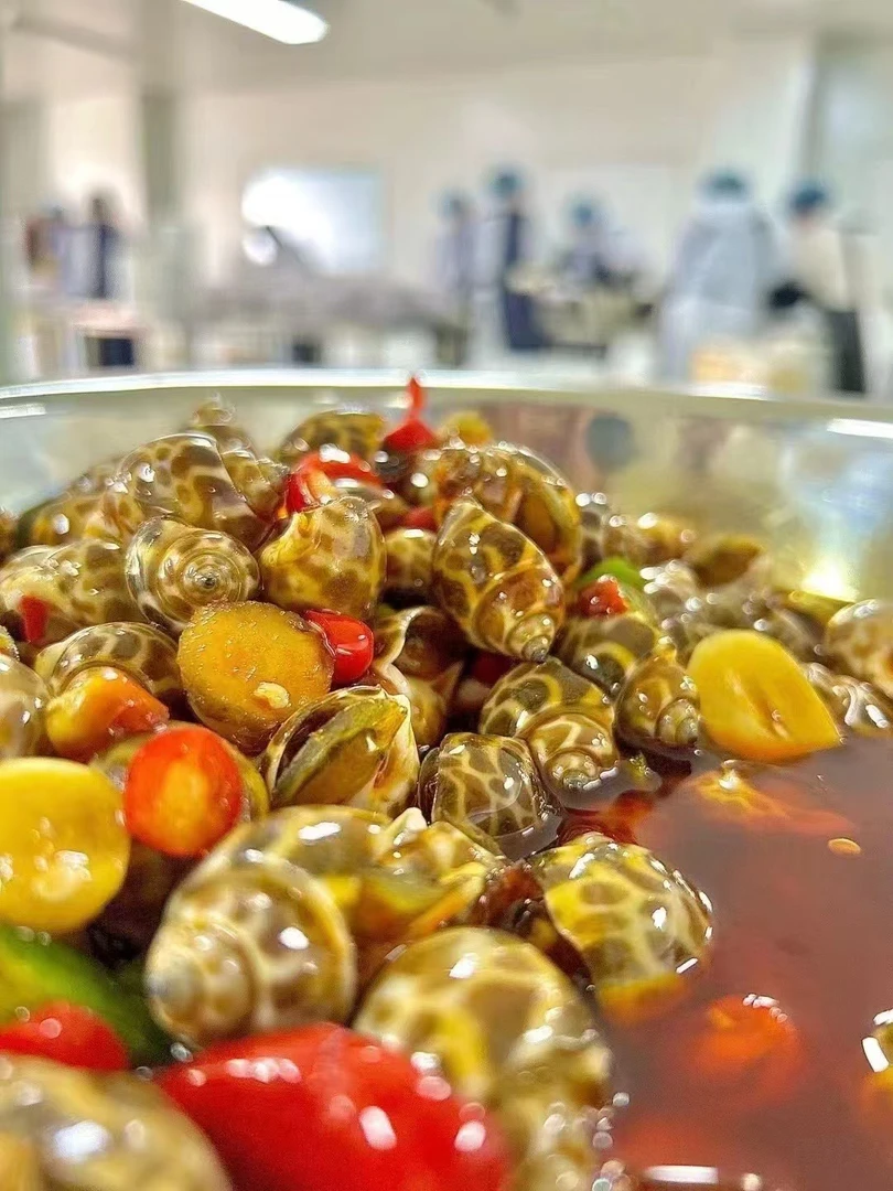 捞汁花螺加热即食小海鲜