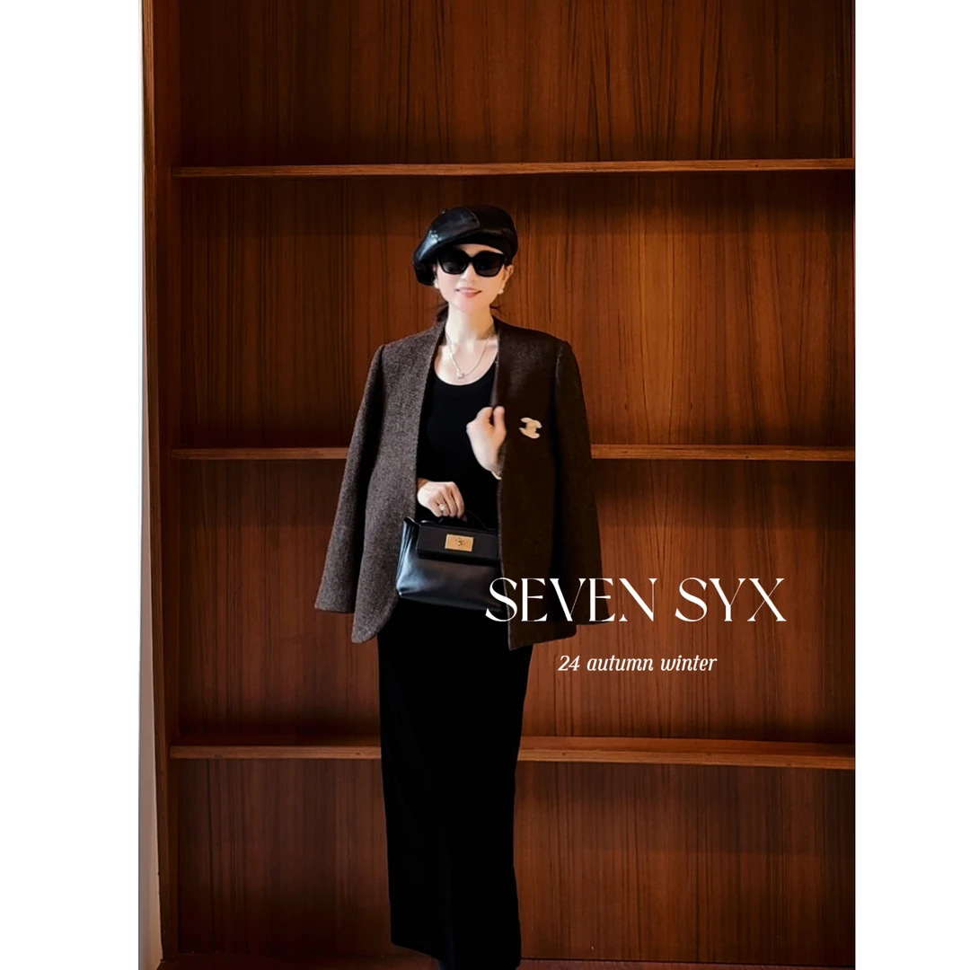 【顾里】深圳SEVENSYX  100澳毛 高定高奢 秋冬手工定制大衣