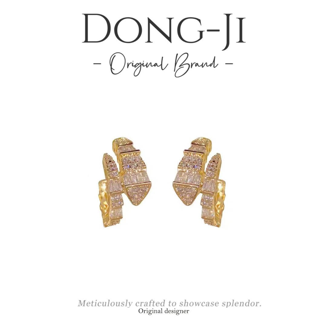 铜合金耳饰 【DONGJI专属】ES1039轻奢气质简约百搭小众设计师耳钉