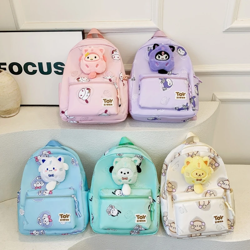 新款韩版儿童书包卡通幼儿园书包ins可爱动漫背包男孩女孩双肩包