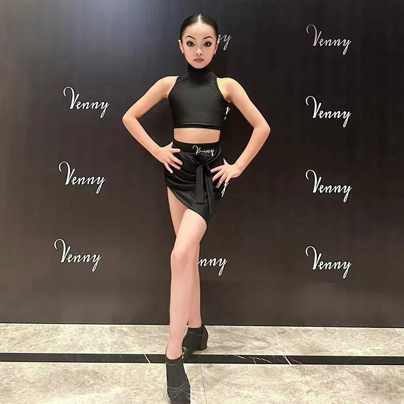 薇妮舞美拉丁舞练习套装女孩练功服国标舞2025新款跳舞拉丁舞套装
